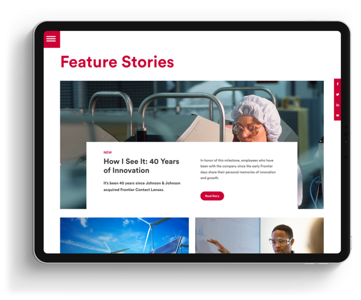 JnJ Vision - Feature stories