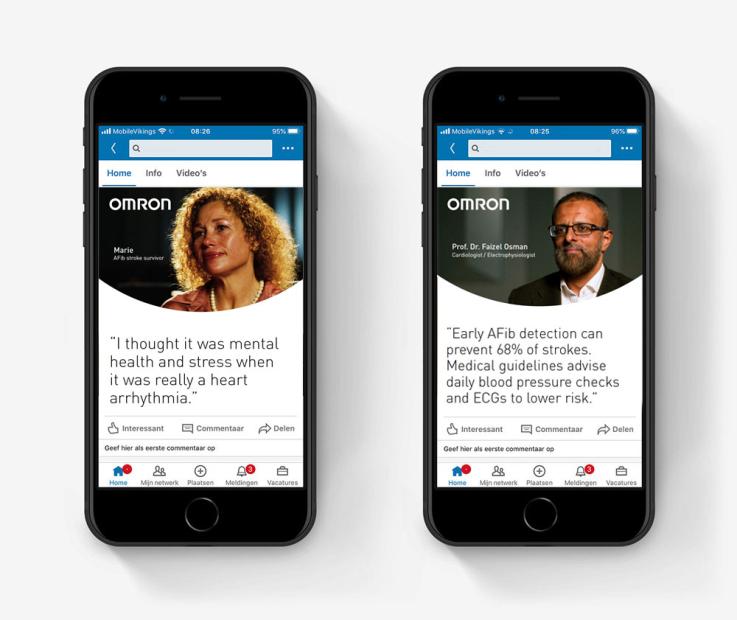 OMRON - AFib campaign - Social posts