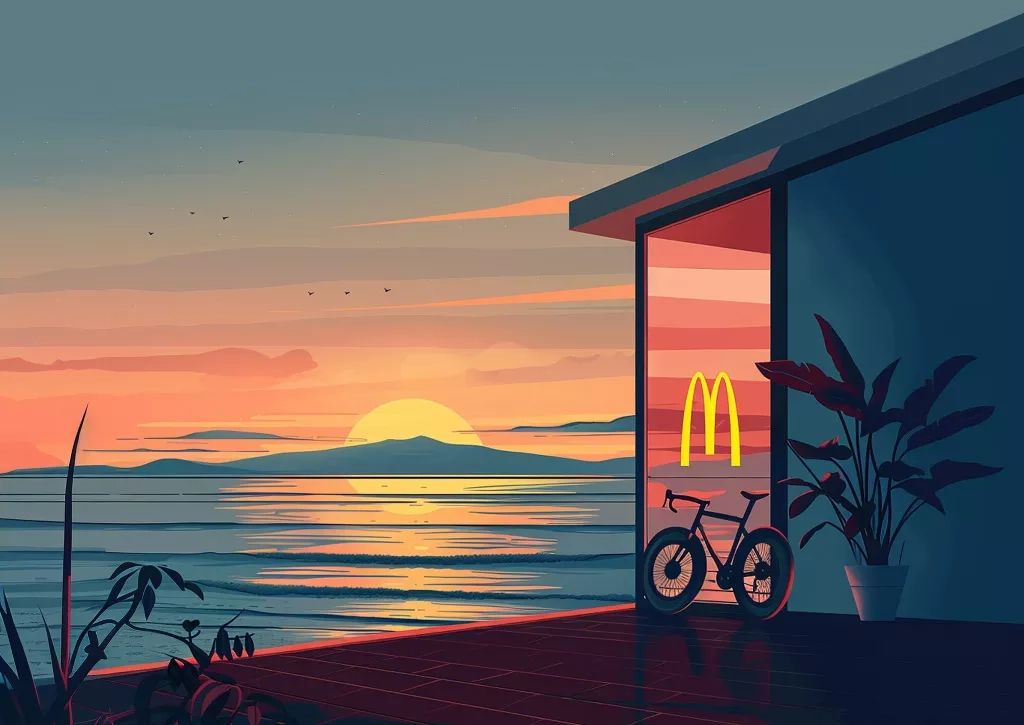 McDonalds's and Peloton - Mood image