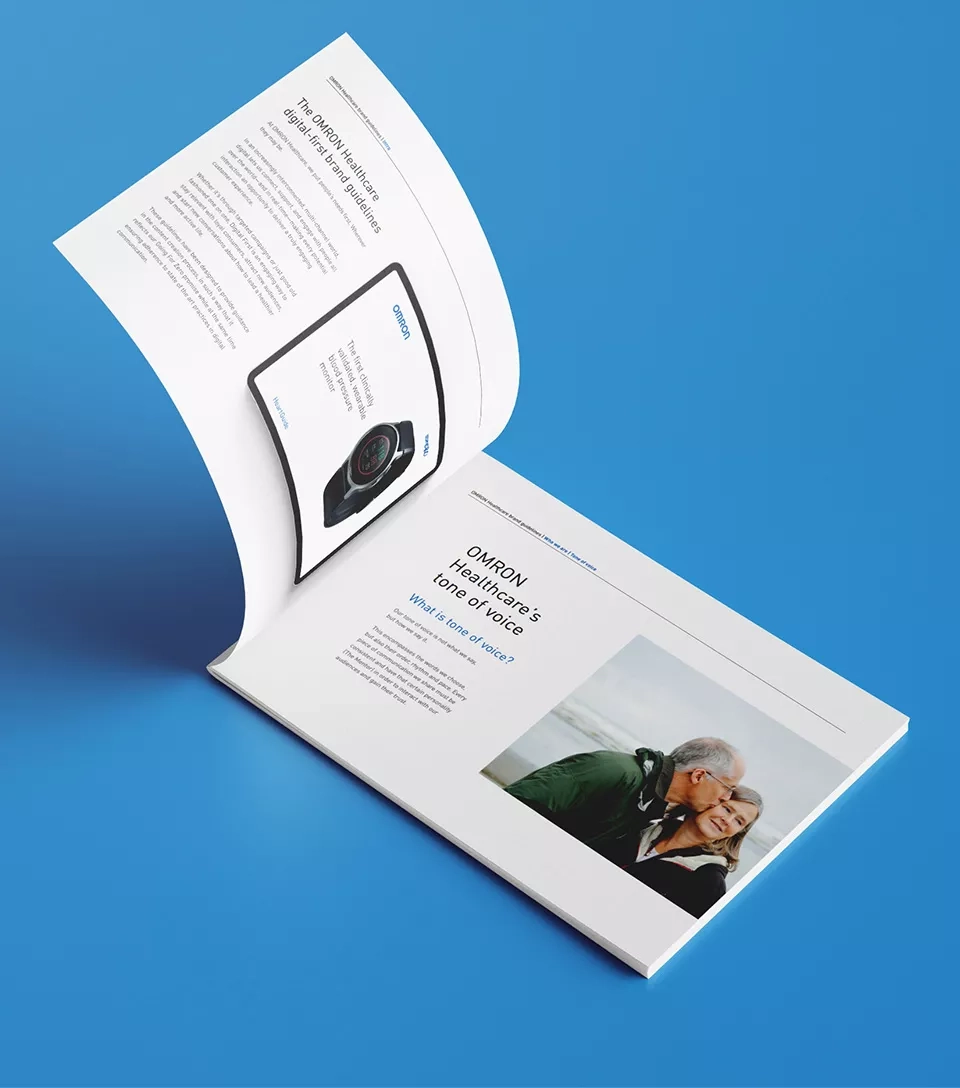 OMRON Healthcare - Global rebrand - Brandbook