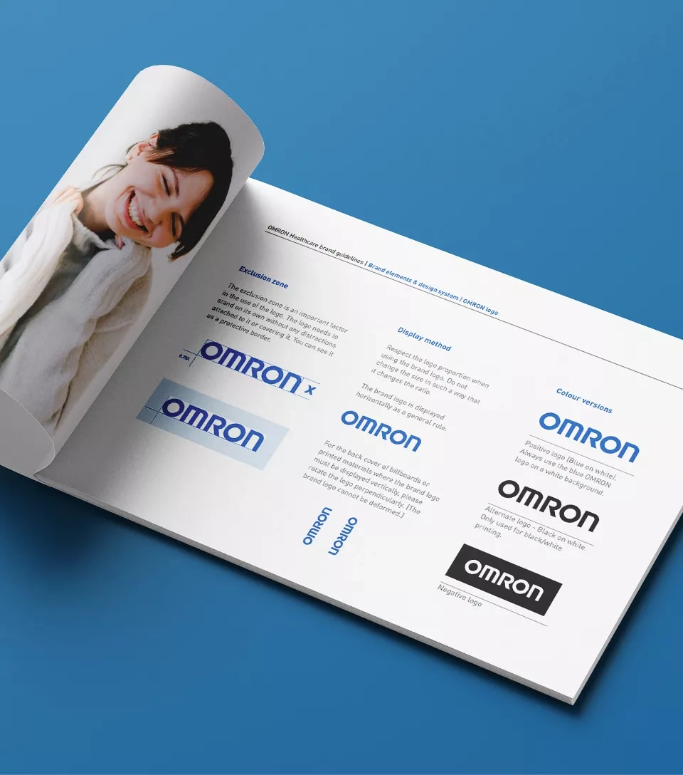 OMRON Healthcare - Global rebrand - Brandbook