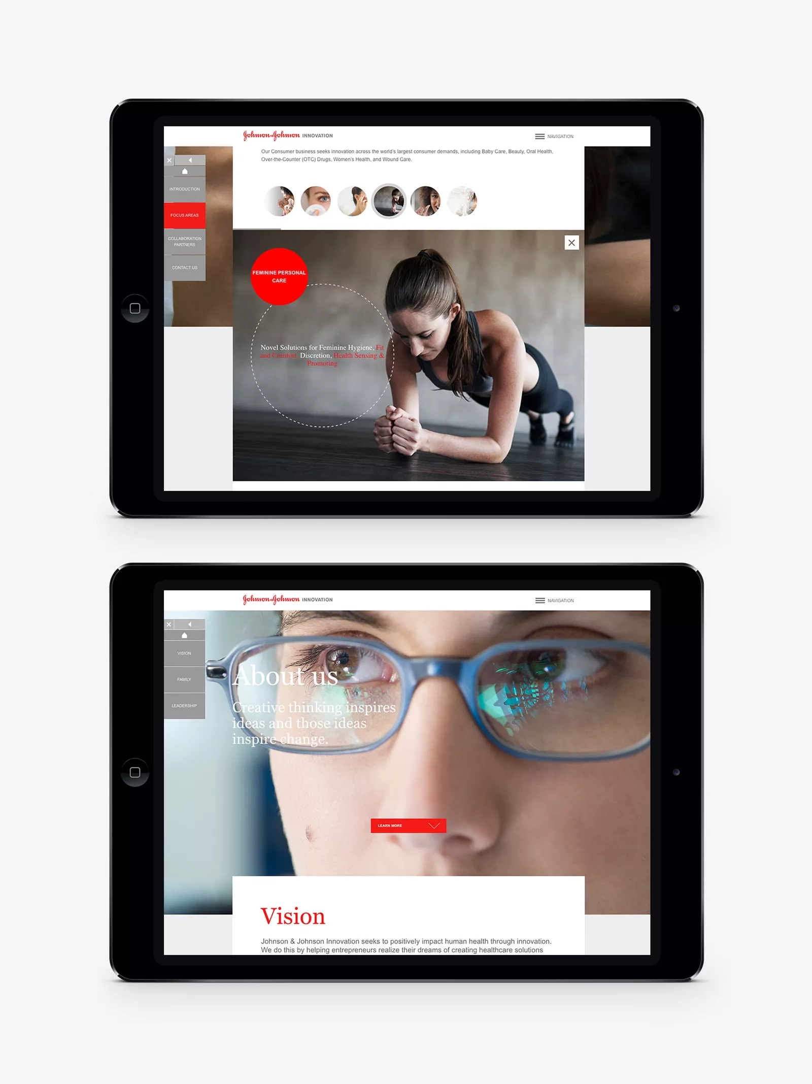 Johnson and Johnson Innovation - Website