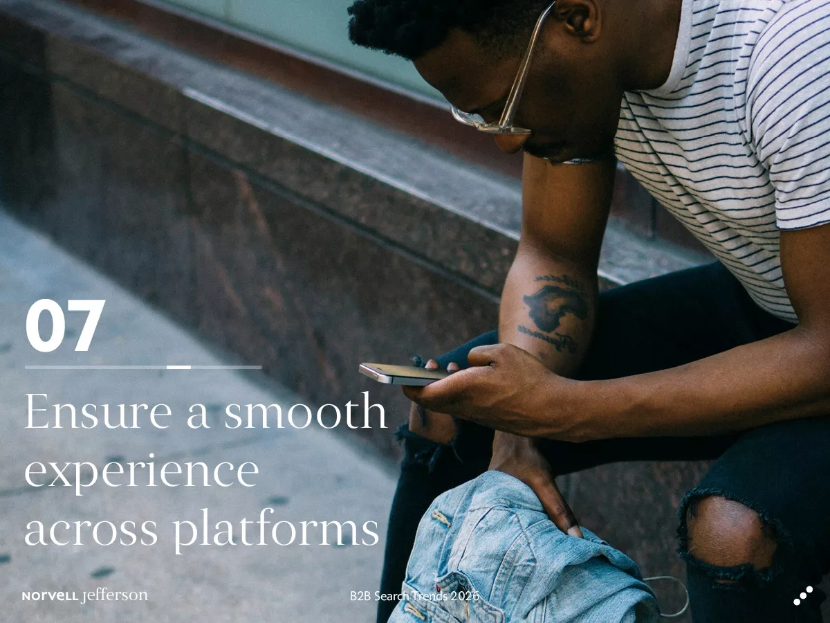 b2b search trends 2026 first get these 10 basics right