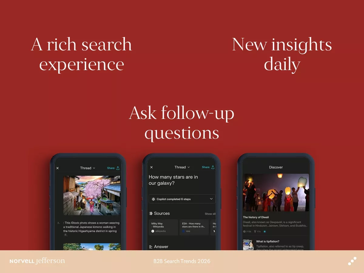 b2b search trends 2026 the future of search with ai