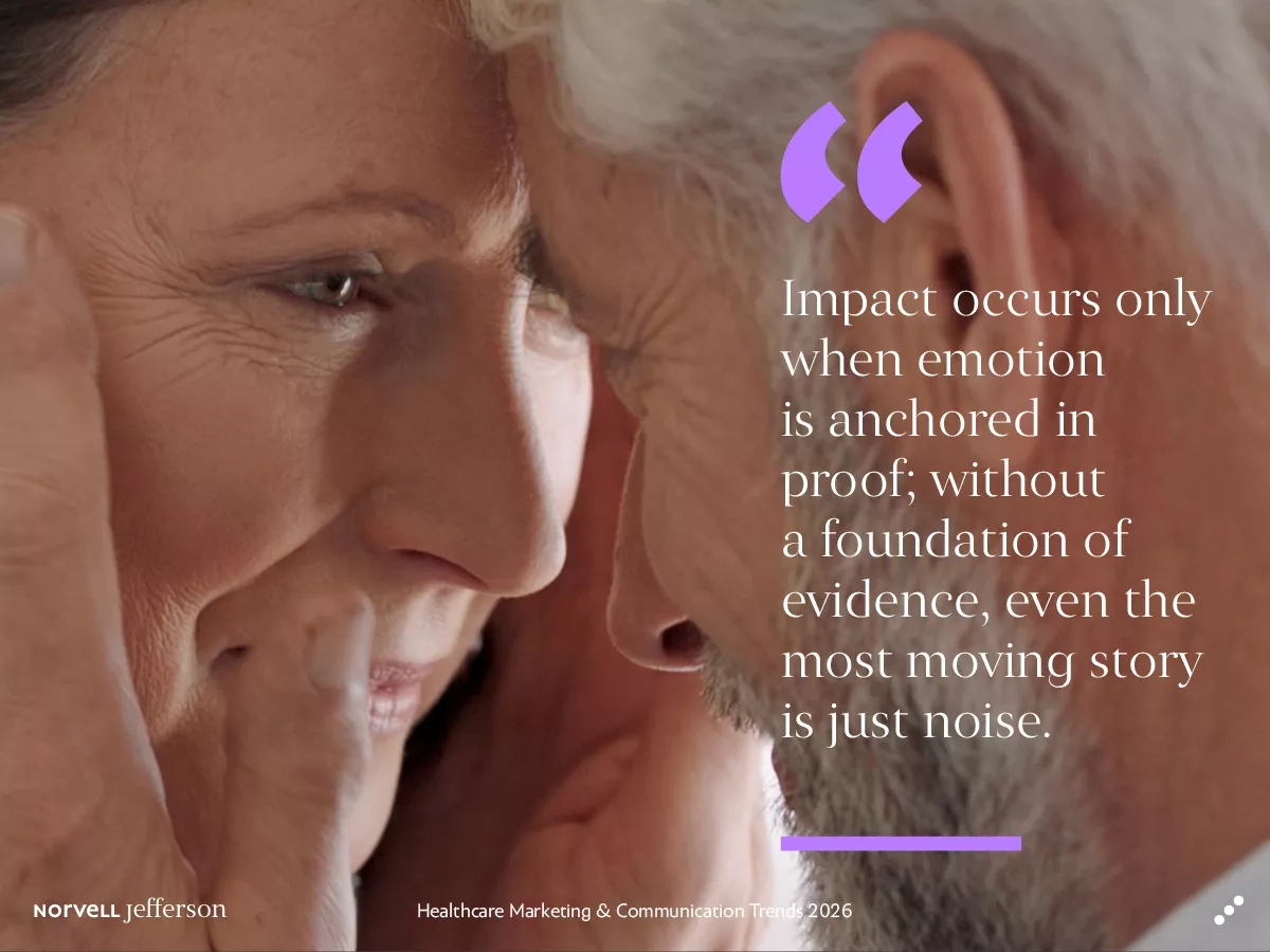 healthcare marketing and communication trends 2026 evidence meets emotion