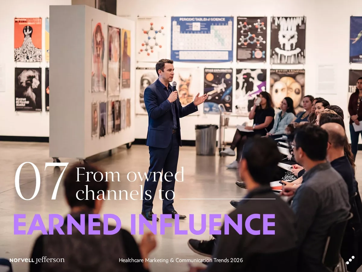 healthcare marketing and communication trends 2026 from owned channels to earned influence