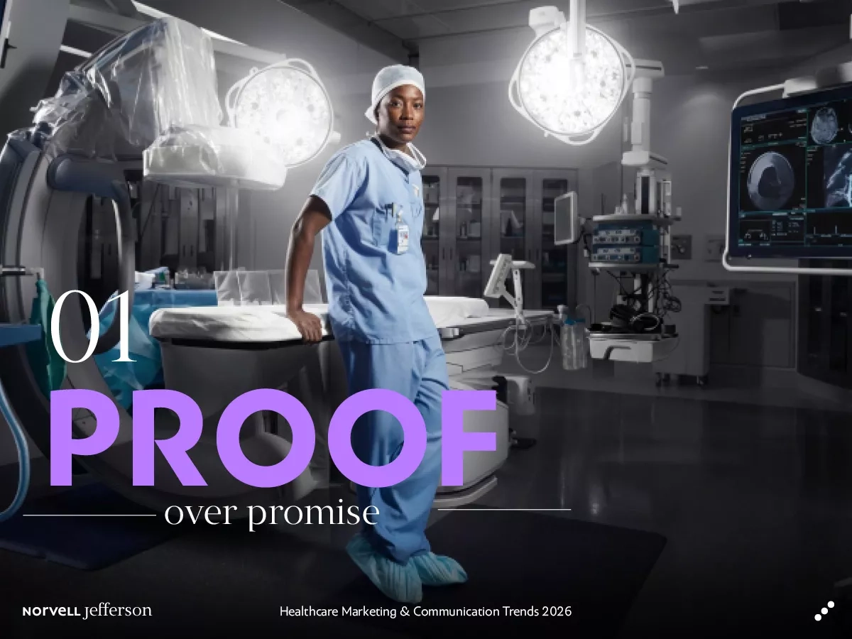 healthcare marketing and communication trends 2026 proof over promise