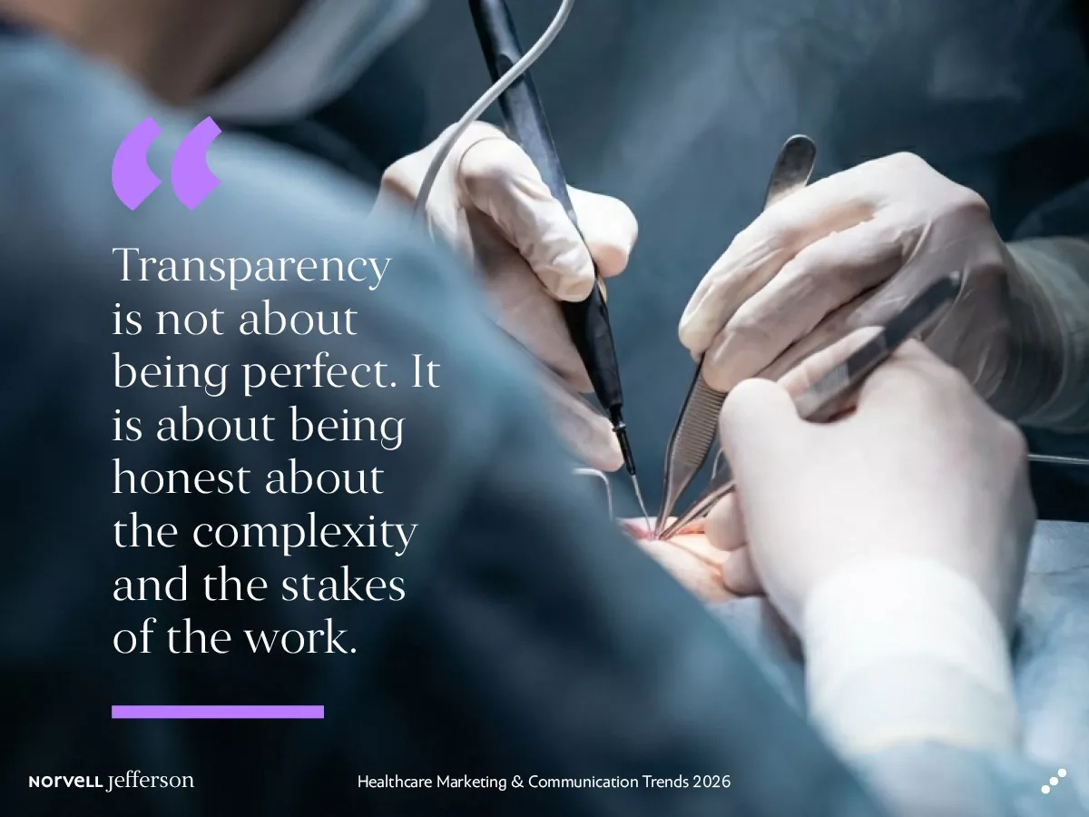 healthcare marketing and communication trends 2026 the strength of transparency