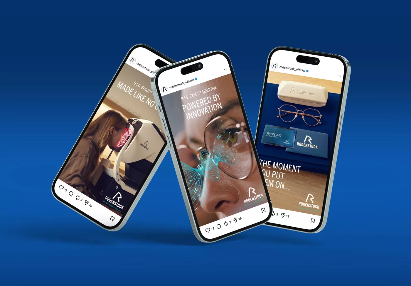 Rodenstock - B.I.G. Exact Sensitive - Social media posts