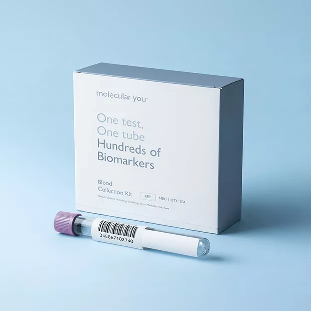 Molecular You Product Box With A Vial In Front