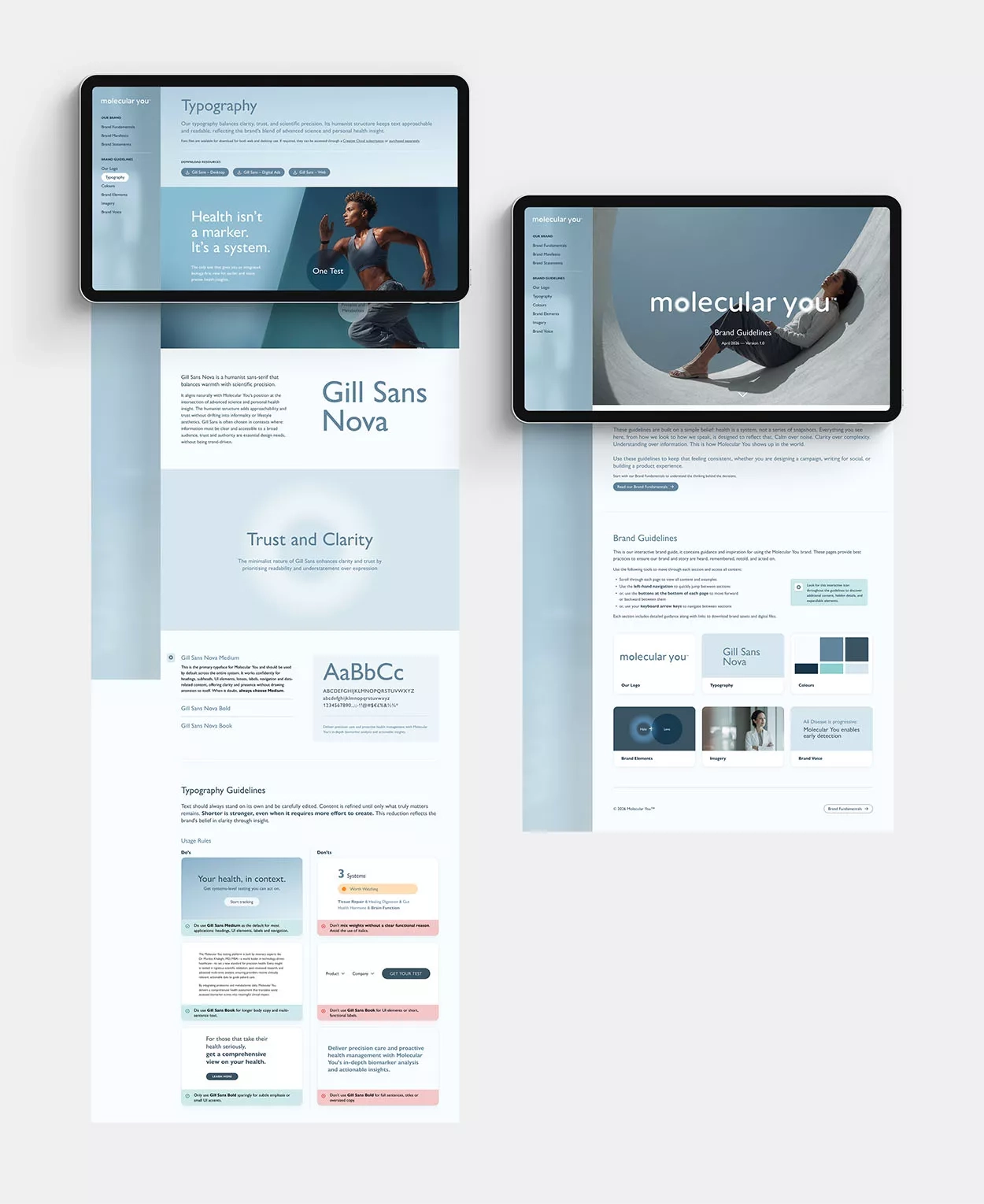 iPad With Guidelines Visualization