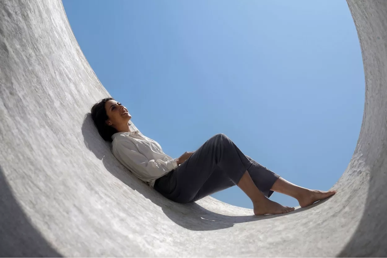 Molecular You Brand Photography Of Woman Laying Down